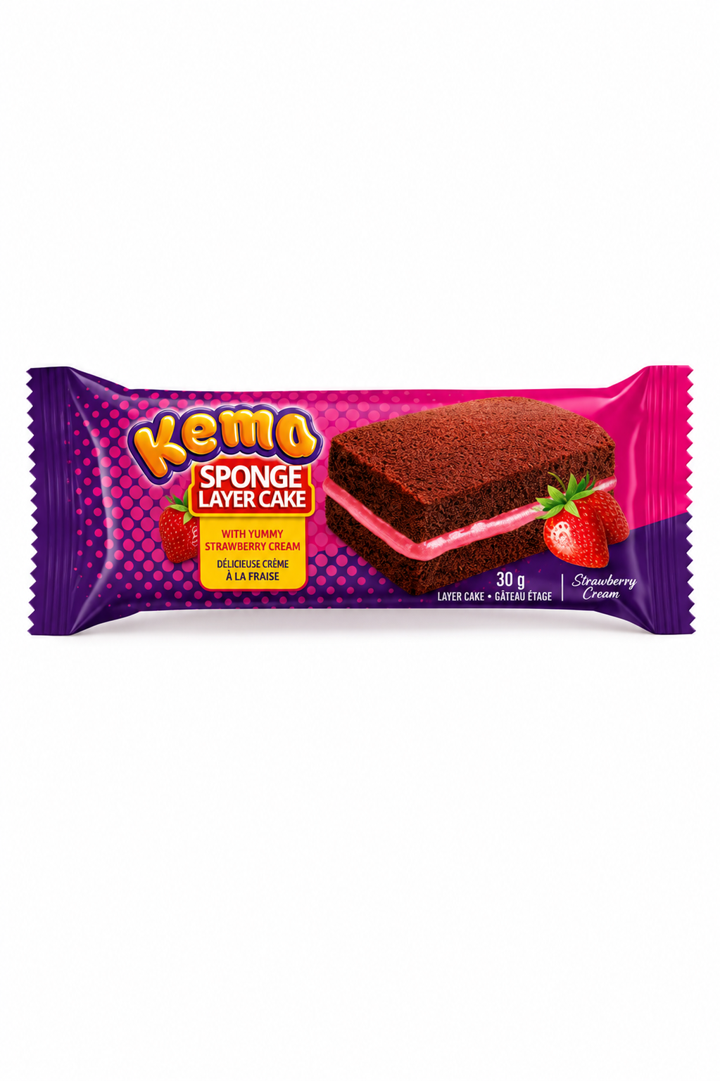 Kemo Strawberry Sponge Cake (Turkey)