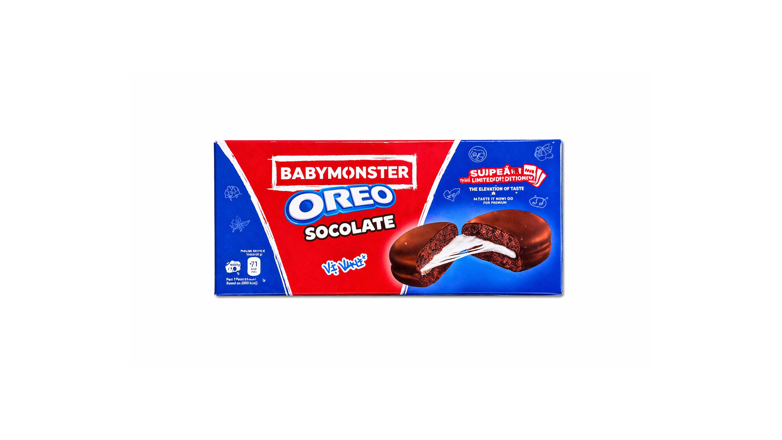 Oreo Baby Monster Socola-Pie Vanilla 168g (Vietnam)