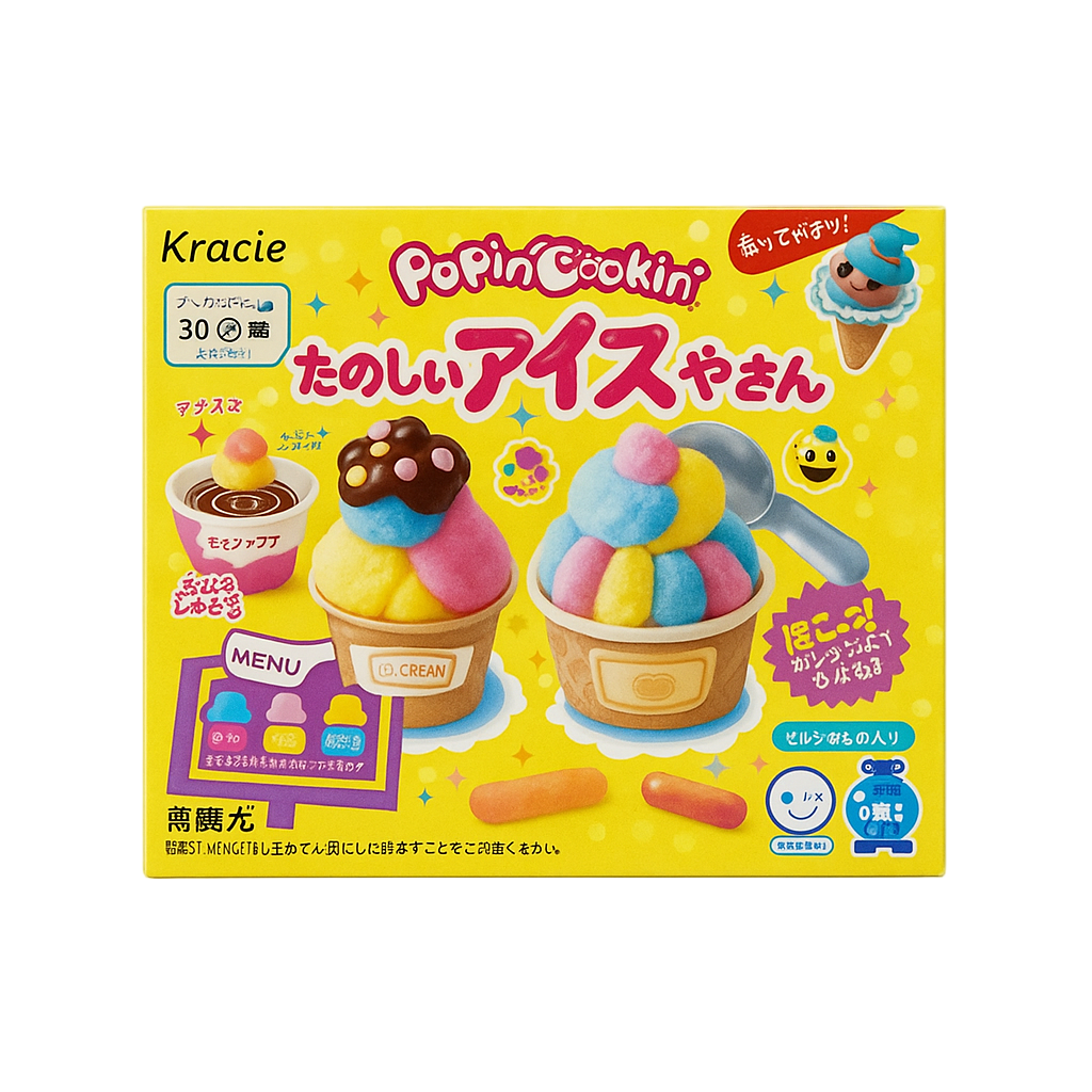 KRACIE DIY Fun Ice Cream Shop Candy Kit