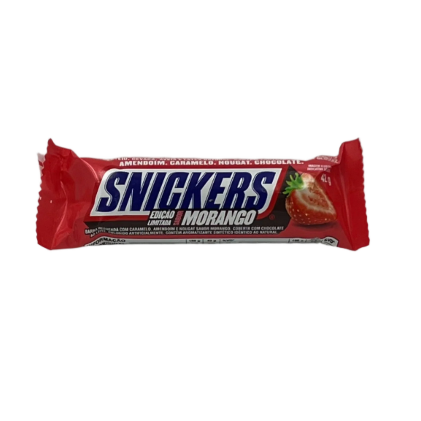Snickers Morango Strawberry (Brazil)